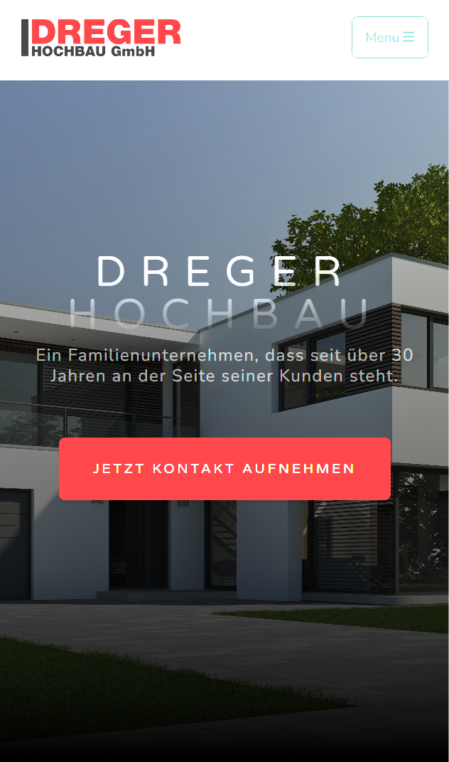 Homepage der Dreger Hochbau GmbH
